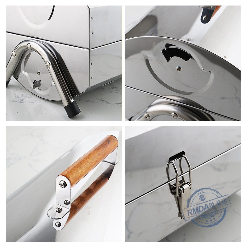 Stainless steel grill portable folding outdoor simple grill BBQ grill outdoor stainless steel grill