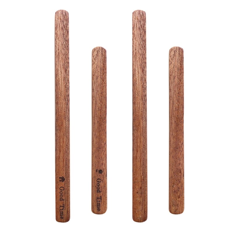 1PC de madera hecho a mano palito agitador de café palito agitador s agitador bebida mezclar batir herramienta Rod vasos Accessories7 *