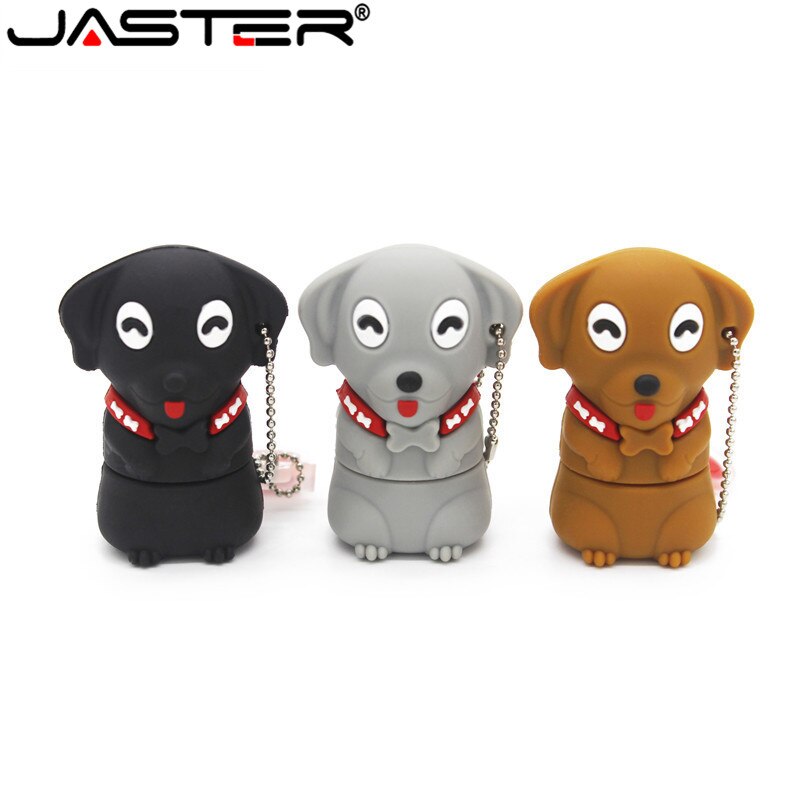 JASTER Del cucciolo Del Fumetto Del USB Flash Drive Pen Drive 32GB 64GB Pendrive 4GB 8GB 16GB Flash scheda di memoria Memory Stick