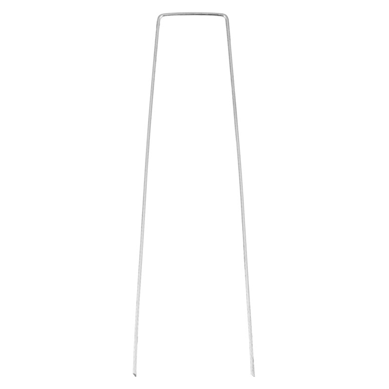 100Pcs Heavy Duty U Shape Gauge Galvanized Steel Garden Stakes Staple Securing Pegs for Securing Fabric Landscape Fabric Netting