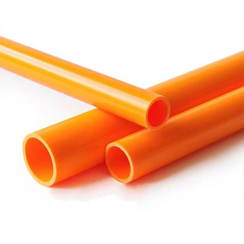 1 pièces longueur 200mm 500mm Pvc Orange tuyau d'eau diamètre extérieur 20mm ~ 50mm UPVC plastique creux tuyau d'eau Aquarium eau accessoires
