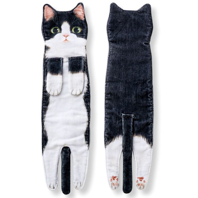 Serviette japonaise en microfibre pour chat, serviette absorbante pour ne pas perdre les cheveux, lavage du visage, lingette pour les mains: A