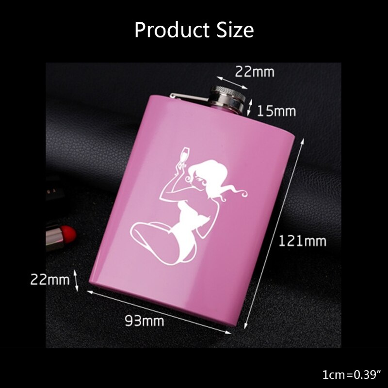 2022 Portable Travel Whiskey Flasks Alcohol Bottles Liquor Bottles for Women Friend