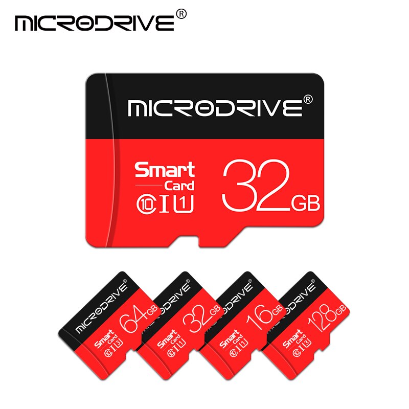 Kapacitet micro sd-kort 32gb tf-kort 64gb 128gb klasse 10 vandtæt hukommelseskort 8gb 16gb 32gb minikort til telefonbord