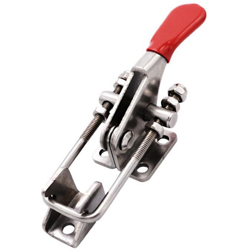 Industrial Hardware Stainless Steel Threaded Adjustment Buckle Mechanical Equipment Lock Box Buckle Hasp: Default Title