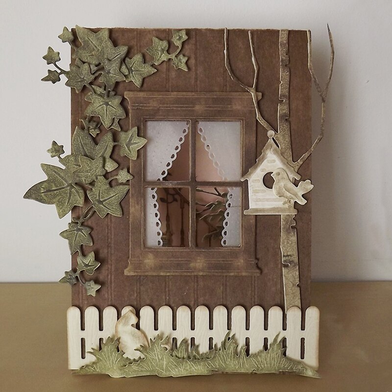 Trailing Ivy Leaves Metal Cutting Dies for Scrapbooking Stamp and dies for Card Making Craft Dies