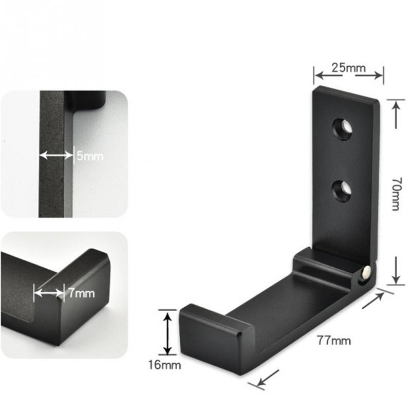 Aluminium Goud Zilver Zwart Inklapbare Kleerhanger & Handdoek & Jas & Robe Haak Decoratieve Badkamer Haken Wall Mounted