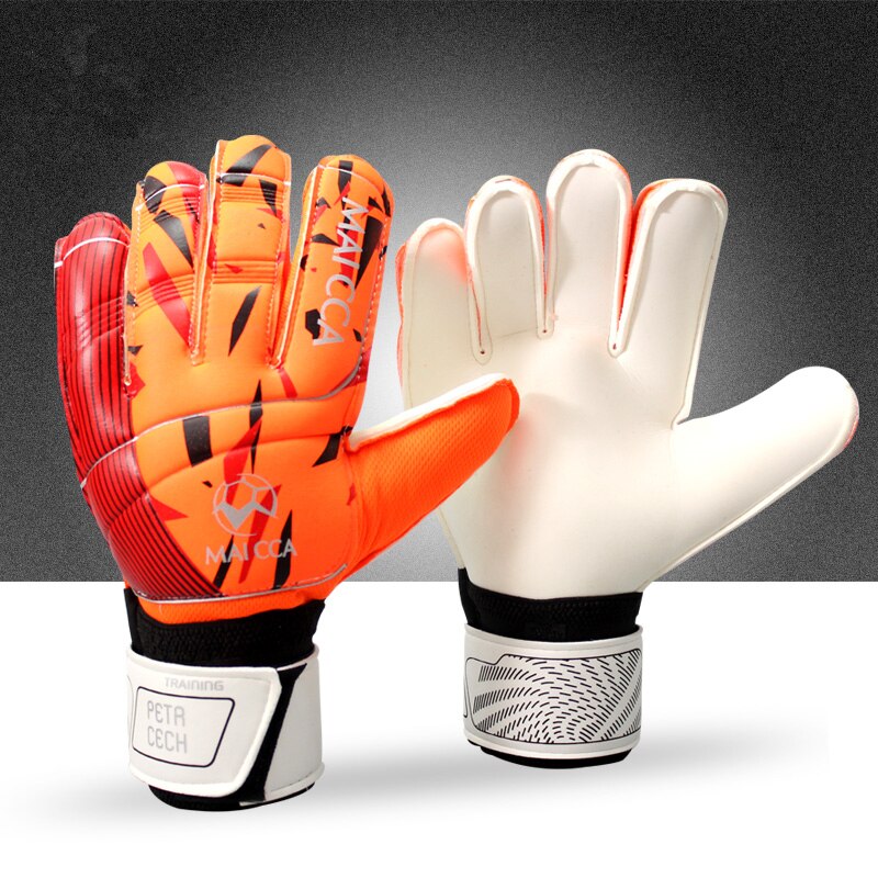 Guantes de látex gruesos profesionales para adultos, Manoplas de portero de fútbol, protectores de dedos, Manoplas de portero de fútbol, novedad