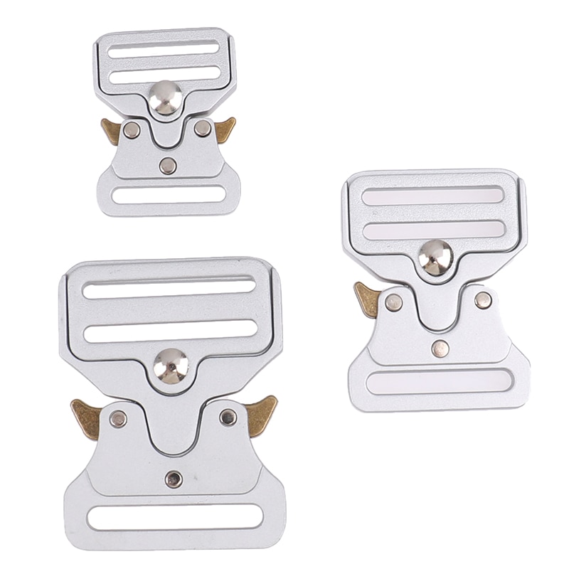 Metal Strap Buckles For Webbing DIY Bag Luggage Clothes Accessories Clip Buckles