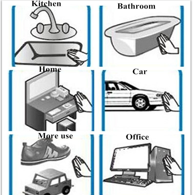 5 stücke Multi-funktion Magie Melamin Schwamm Radiergummi Reiniger Reinigung Schwämme Küche Schlecht 100x60x20mm