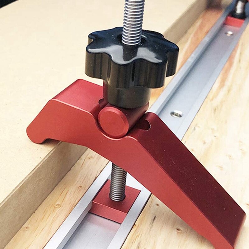 SHGO -T-Shaped Rail Compression Clamp T-Shaped Compression Clamp Fast Control Clamp Woodworking Press Woodworking Tools