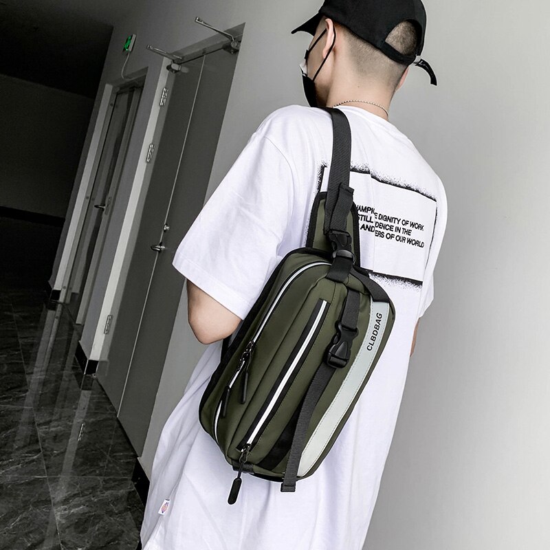 Reflektierende gürteltasche für damen, wasserdichte hüfttasche, herren-bauchtasche, reise-umhängetasche, brusttasche, unisex-hüfttasche