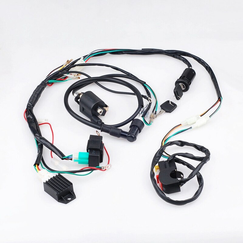 Fuld el-ledningsnet spole cdi 50-110cc atv quad bike buggy go kart 2