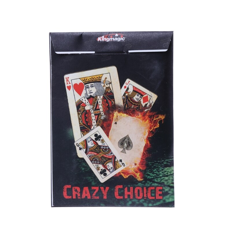 Crazy Keuze Card Deck Goocheltruc Close Up Turn Kaarten Om Dezelfde Magie Speelgoed R66D