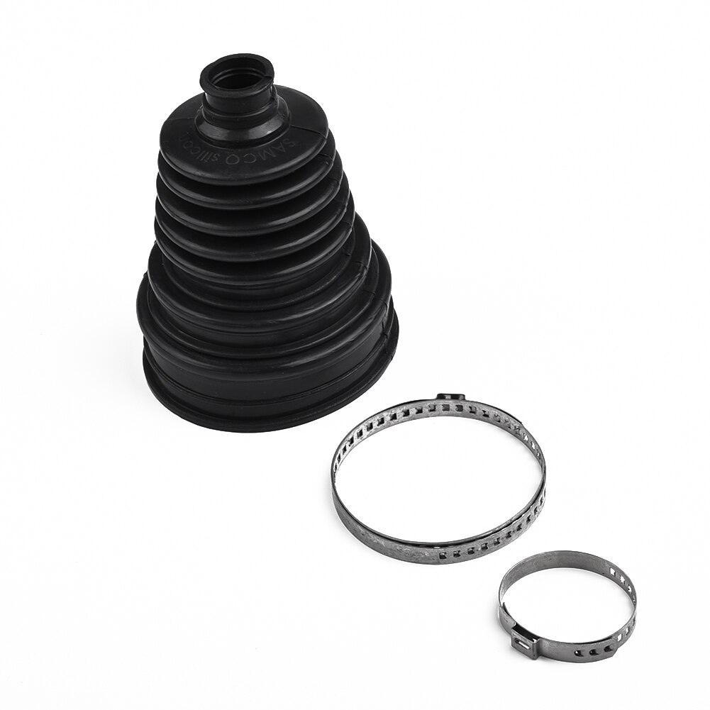 Universal CV Boot Silicone CV Joint Boot Driveshaft CV Boot Clamp 130mm Stainless Steel Clamp