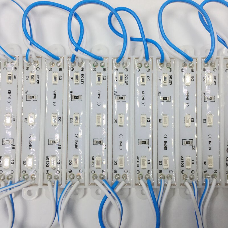 20pcs 5630 5730 3 LED Module lighting for sign DC12V Waterproof super bright smd led modules Cool white