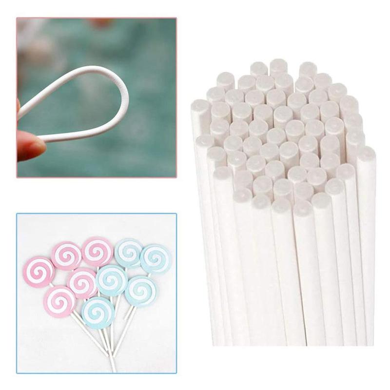 Plastic Stok Lolly Cake Papier Stok Cake Pops Wit Sucker Sticks Bakken Diy Suiker Ambachtelijke Fondant Mold Tool