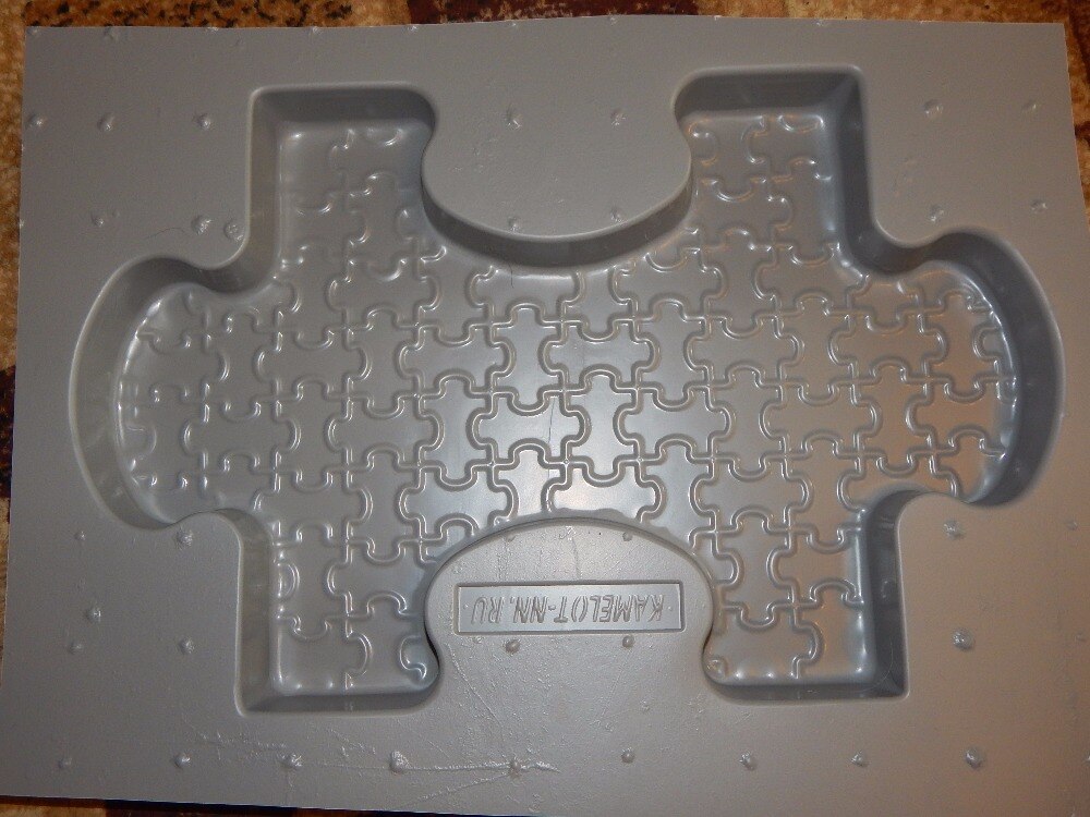 Plastic mallen mould voor beton tuin bestrating paden platen beton "Puzzel" voor bestrating Gips Steen Tegels bestrating mal