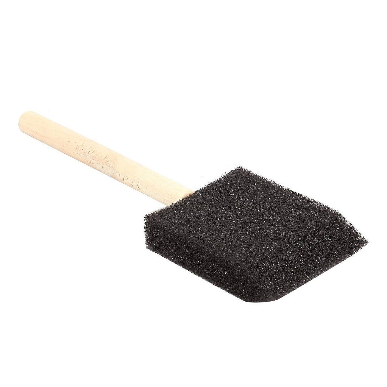 Ppyy  -2 inch schuim spons houten handvat verfkwastenset (voordeelpakket  of 40)  - lichtgewicht, duurzaam en geweldig voor acrylverf, sta