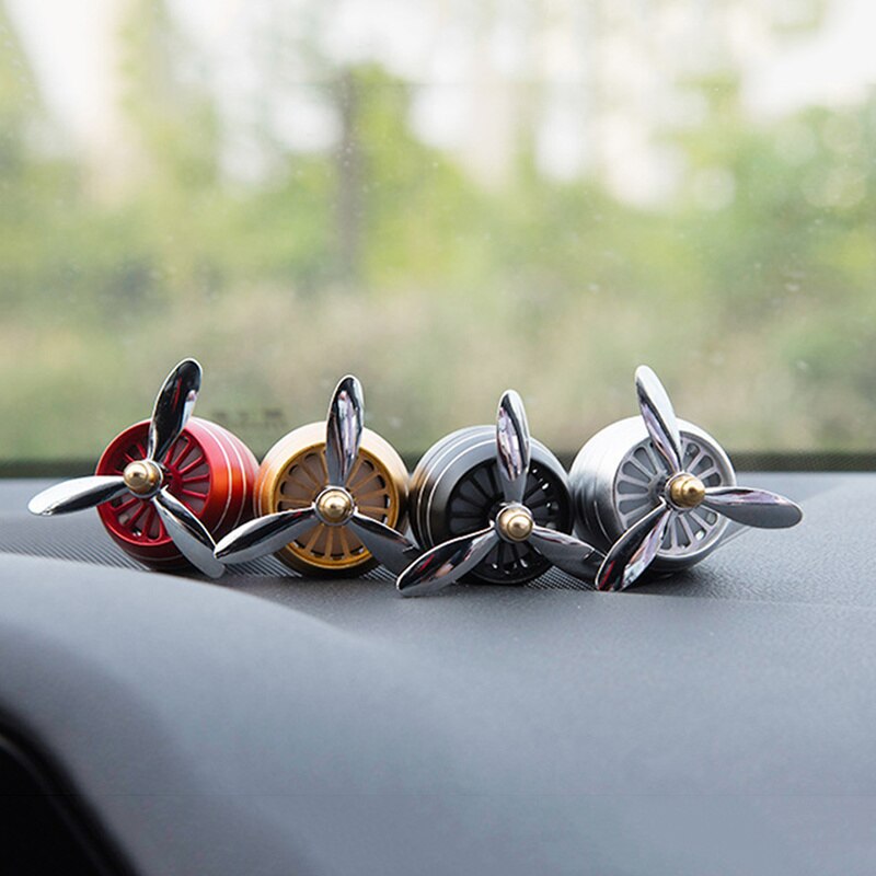 Draagbare Auto Luchtverfrisser Auto Luchtuitlaat Airconditioning Vent Parfum met Led-verlichting Voertuig Fan Auto Decoratie