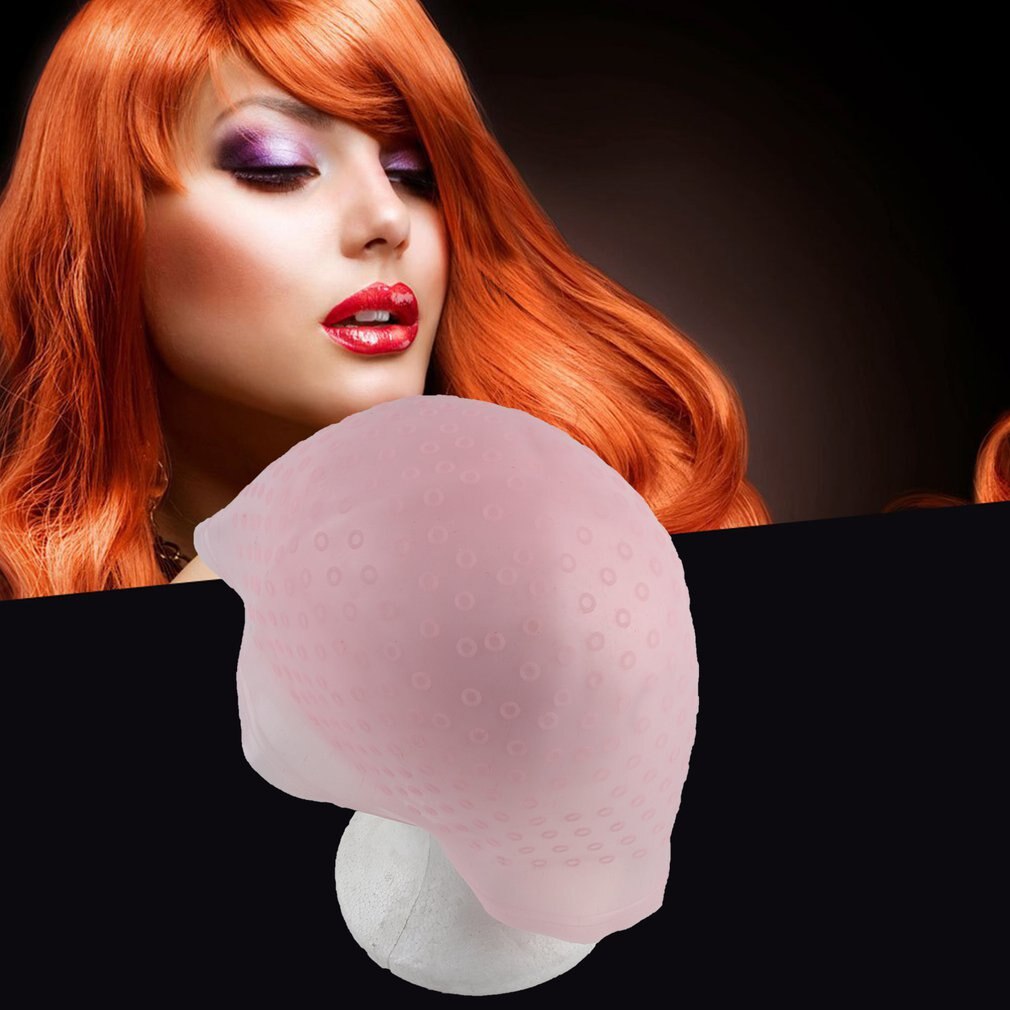 Silicone réutilisable coloration des cheveux mettant en évidence le capuchon de teinture