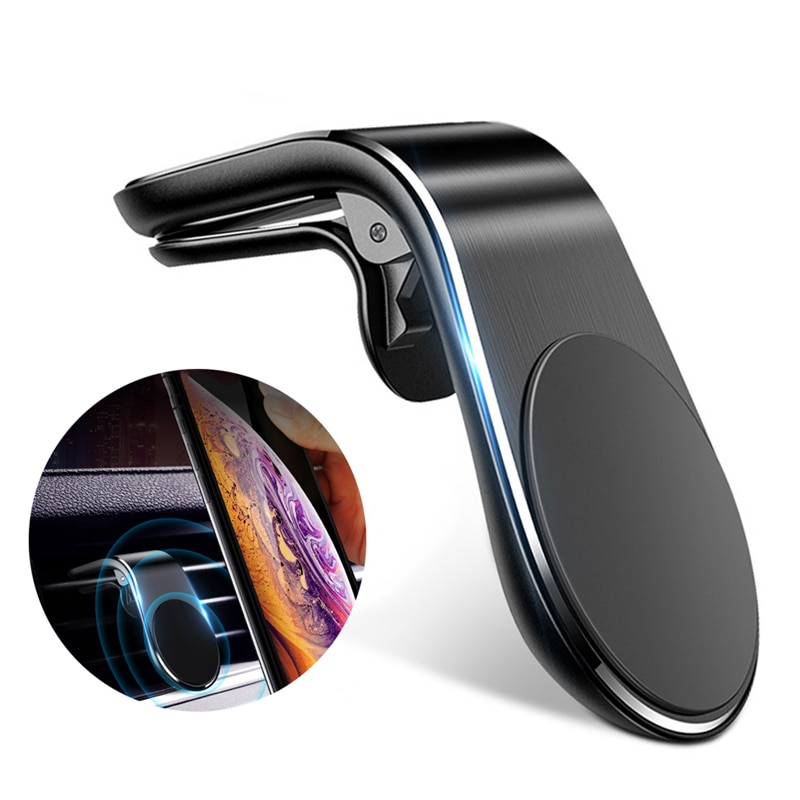 Magnetic Car phone Holder Stand Air Vent Clip Mount for Toyota prado 120 land cruiser C-HR yaris auris hilux Corolla Camry RAV4