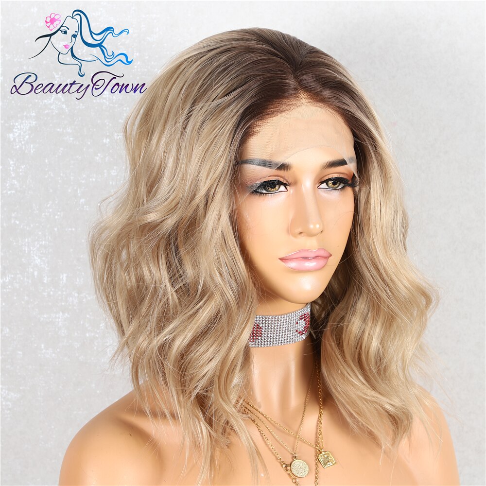 BeautyTown Dunkle Wurzel Ombre Braun Kurzen Hitzeb... – Vicedeal BeautyTown Dunkle Wurzel Ombre Braun Kurzen Hitzeb... – Vicedeal