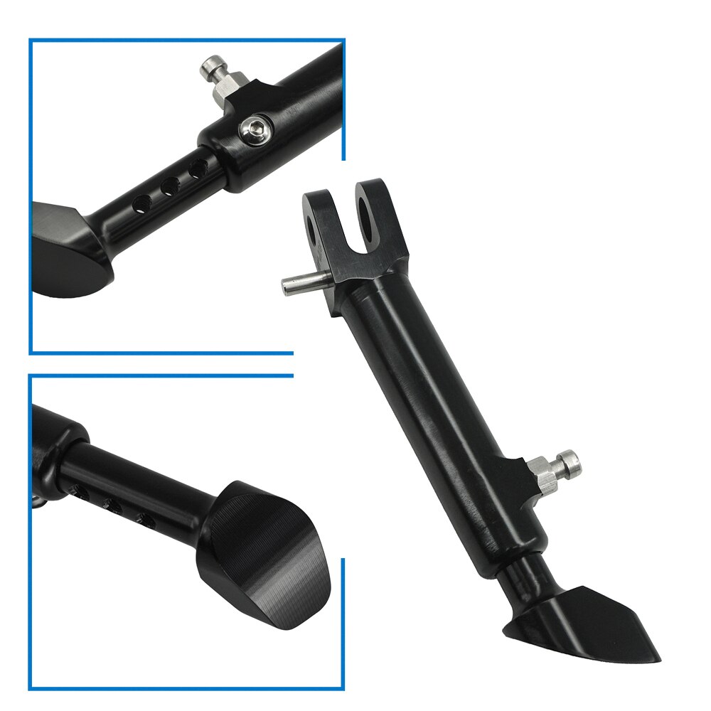 For Z900RS Z 900 RS Z900 RS Motorcycle CNC Aluminum Adjustable Kickstand Foot Side Stand Support Black