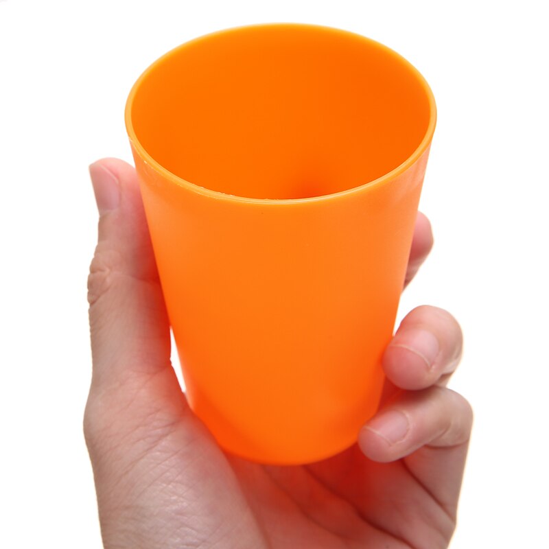 15pcs Plastic Cups Colorful Water Cup Party Supplies Drinking Cup Reusable Home Beverages Milk Tool Tableware Accessories