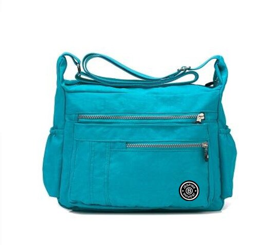 J-BG PinK Women Famous Brand Big Nylon Shoulder Beach Bag Casual Tote Female Crossbody Bags sac Femme Bolsa Feminia: 4