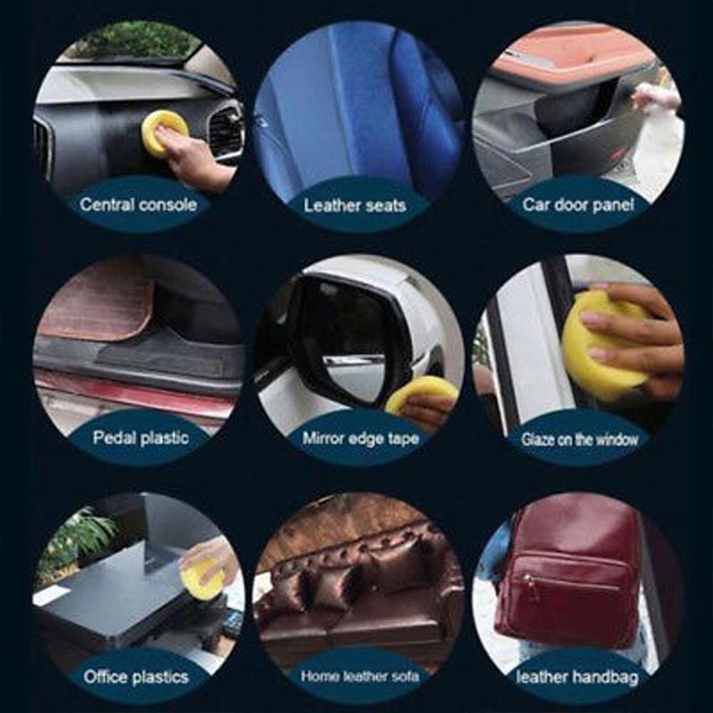 Car Plastic Coating Auto Coating Multi-Functional Car Coating Tire-Wheel Protective Agent 50ML Durable