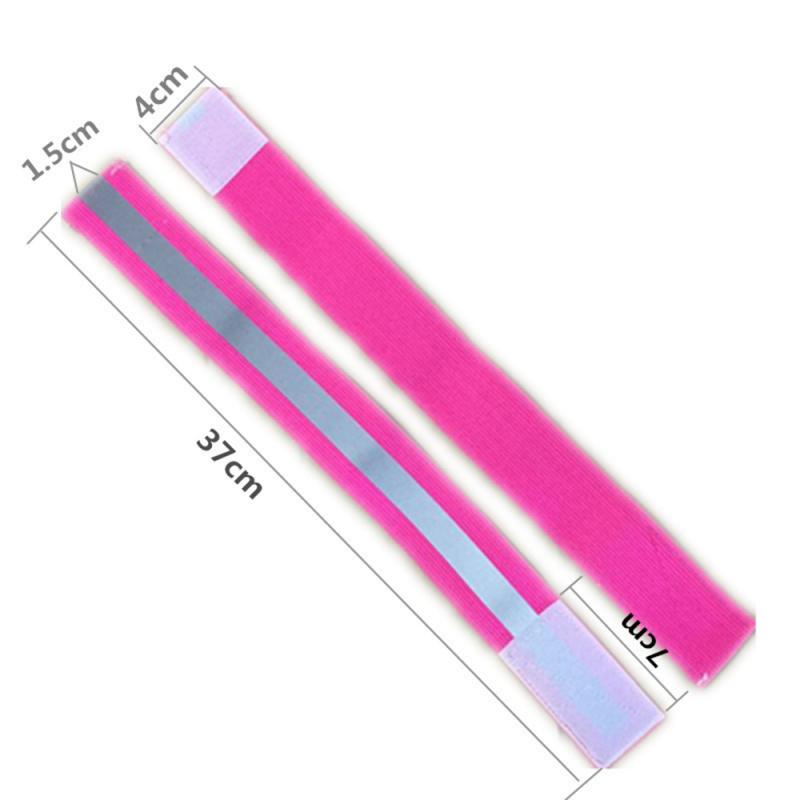 1 Uds reflectante brazo banda para pierna pulsera deportes ciclismo carrera nocturna visible pulsera de advertencia de seguridad brazalete correa de seguridad