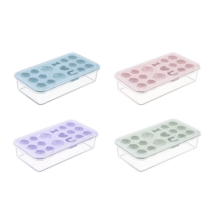 Penguin Modeling Food Grade Ice Model DIY Homemade Transparent Cover with Bottom Box Fun Ice Lattice 17: Default Title