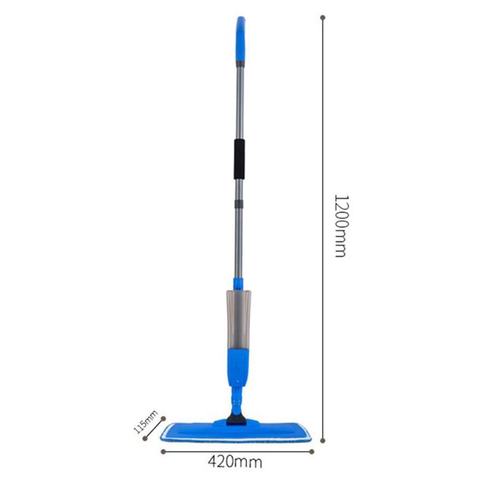 Microfiber Dubbelzijdige Mop 360 ° Roterende Spin Mop Telescopische Floor Lui Huishoudelijke Schoonmaakmiddelen Wateropname Gereedschap