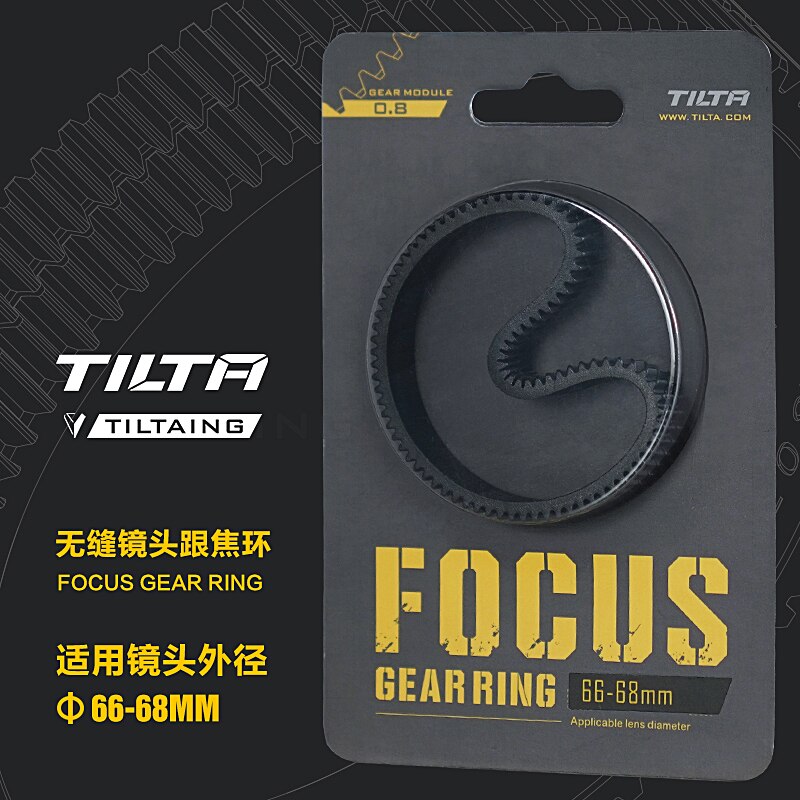 Tilta Tiltaing TA-FGR Seamless Focus Gear Ring 360 ° Rotation Silent Follow Focus Ring For SLR DSLR Camera Accessories: 66-68