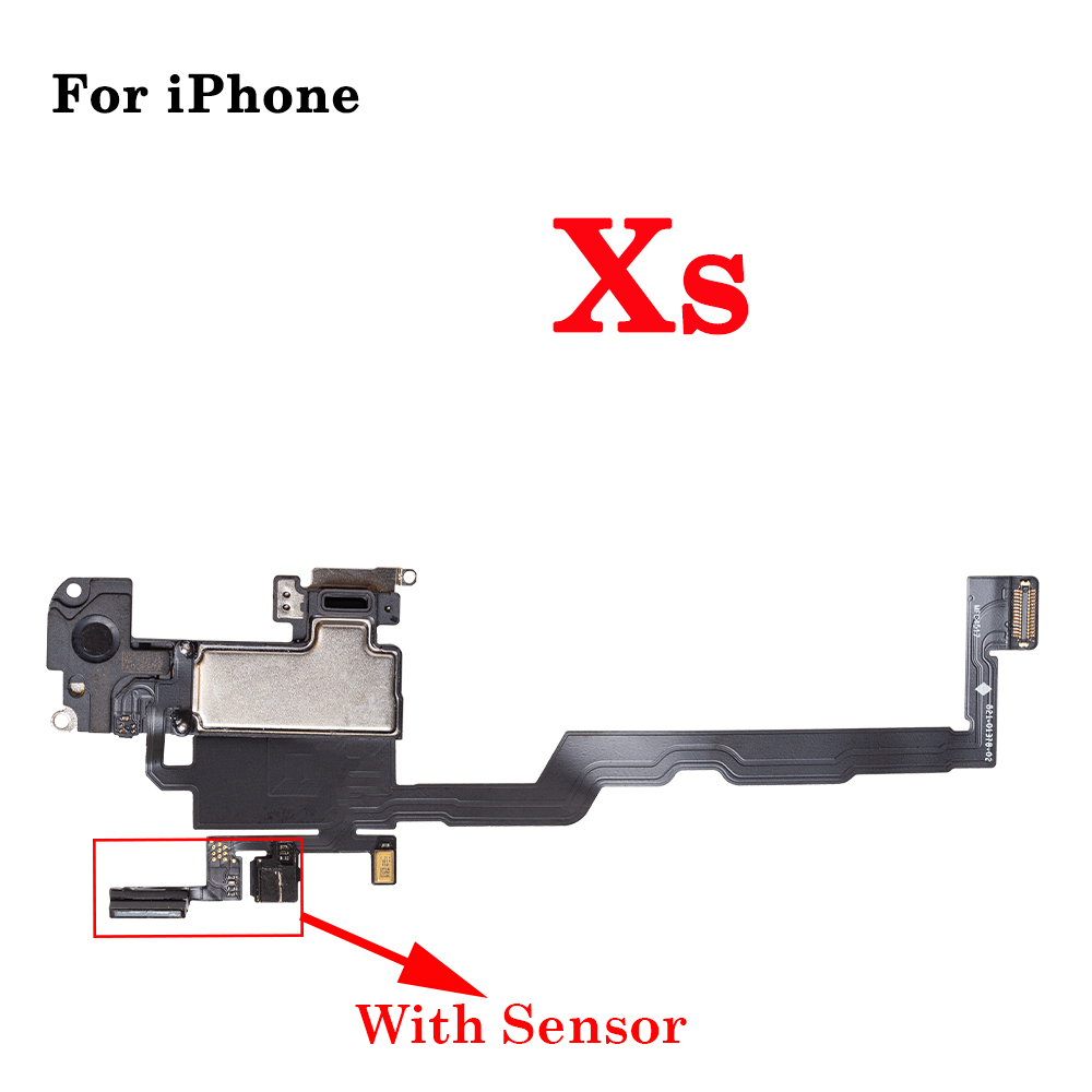 1 szt. słuchawka z czujnikiem światła zbliżeniowego Flex Cable do iPhone X XR XS MAX 11 12 Pro max Mini głośnik douszny Części zamienne: green