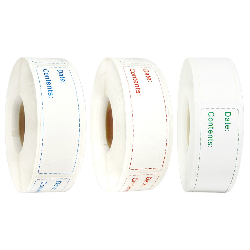 150pcs/roll Date Sticker Roll Refrigerator Date Content Label Removable Kitchen Food Storage Sticker