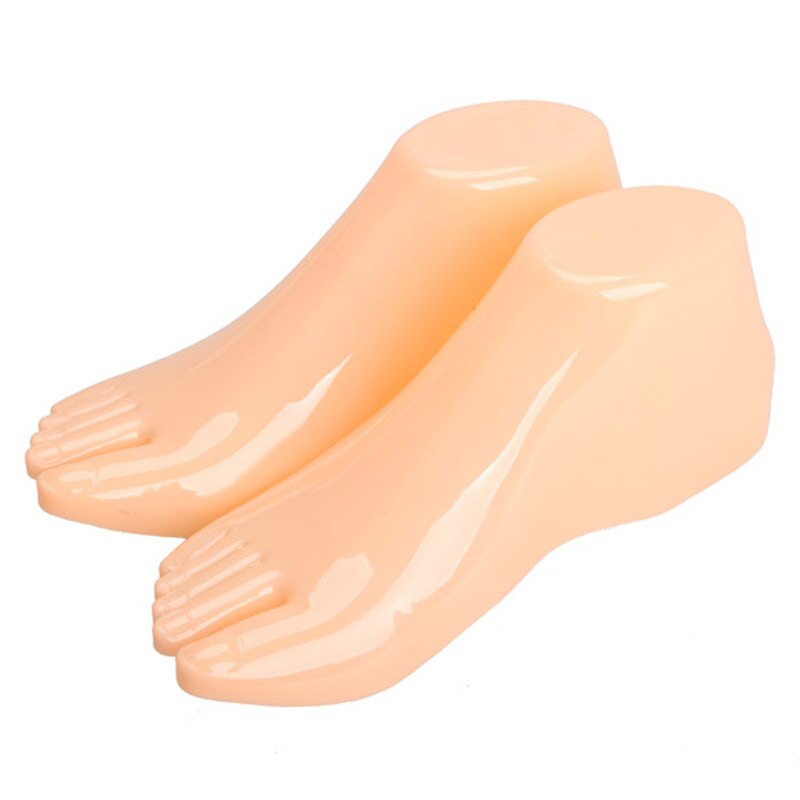 1 Paar Hartplastik Erwachsene Füße Mannequin Fuß Modell Werkzeuge für Schuhe Anzeige -B5: Ursprünglich Titel