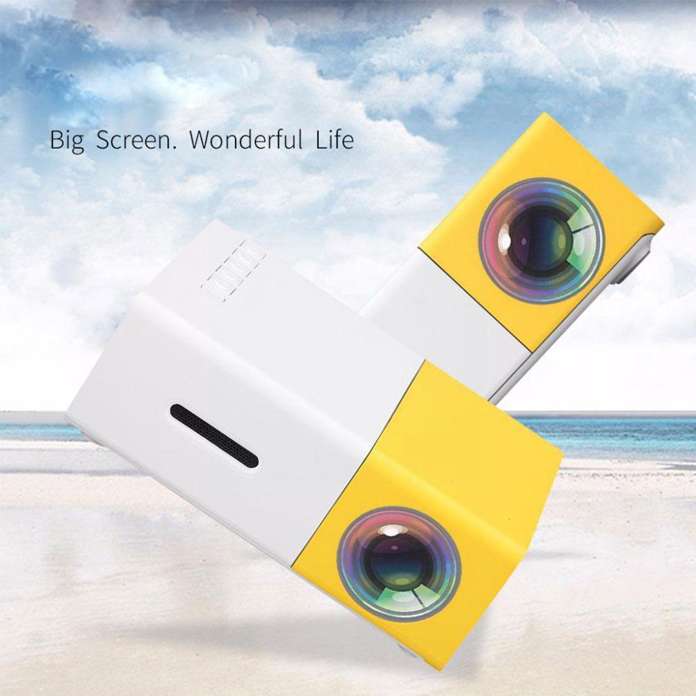 Home Mini Projector Yg300 Led Projector Supports 1080p Video Media Audio Portable Home Player Usb K4y4