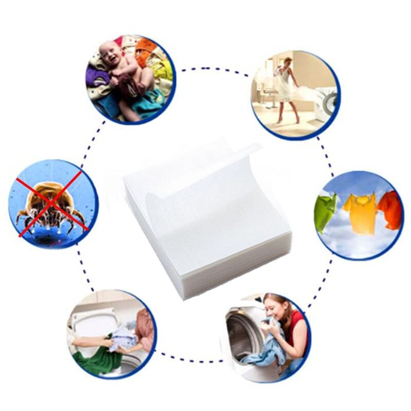 Feuille d'absorption de couleur, 150 pièces, tissu Anti-teinture, pour Machine à laver, pour le linge