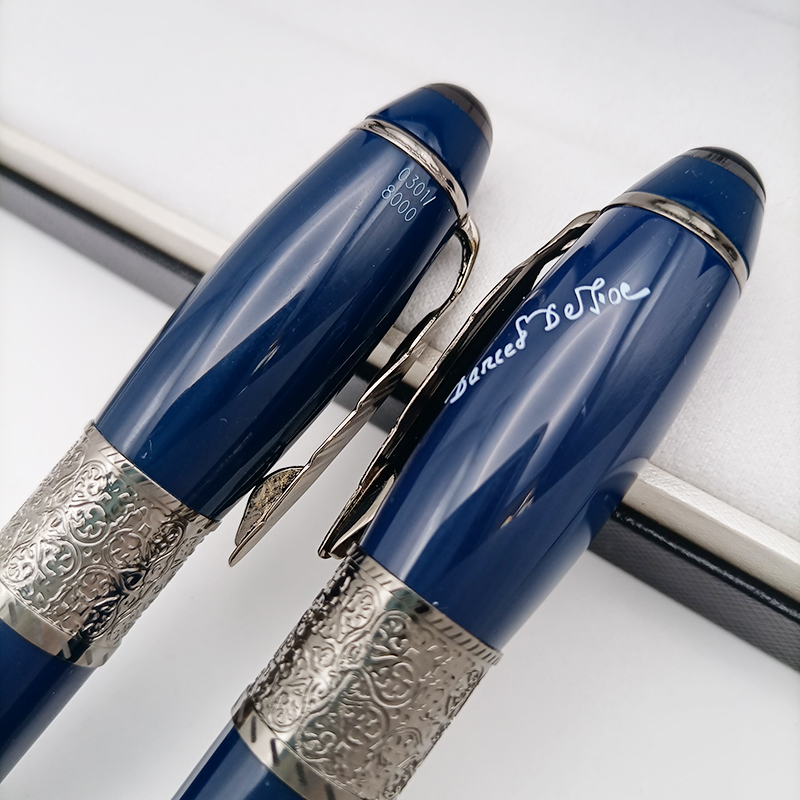 Luxe rollerball balpen met vulpen, model mb, esdoornblad op penclip, schrijfwaren voor zakelijk gebruik, school, kantoor.