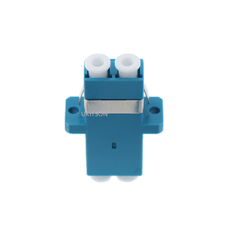 LC To LC APC UPC Duplex Coupler Plug Female Adapter Keystone 2 Ports LC-LC Optical Fiber Connector For Telecom Network Extension