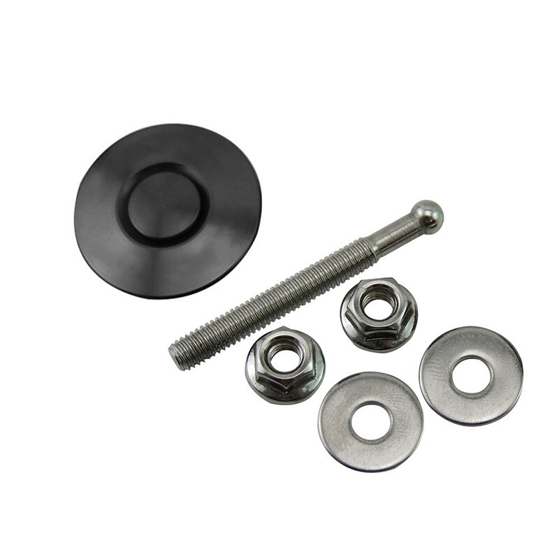 Auto Aluminium Alloy Bonnet Hood Pin Lock Kit Down Hood Locks Pins 25MM Hood Pins Lock Body Panel Fastener