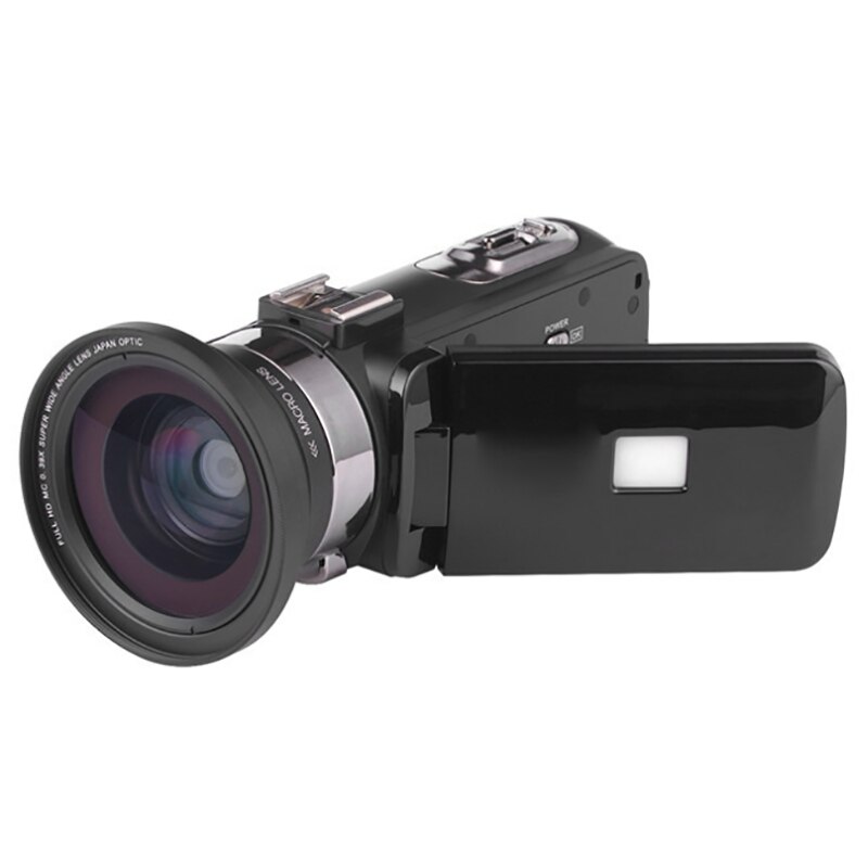 Camera Gewijd 4K Ultra Groothoek Lens, 37MM0.39X (UV72) groothoek + Macro Twee-In-een Lens