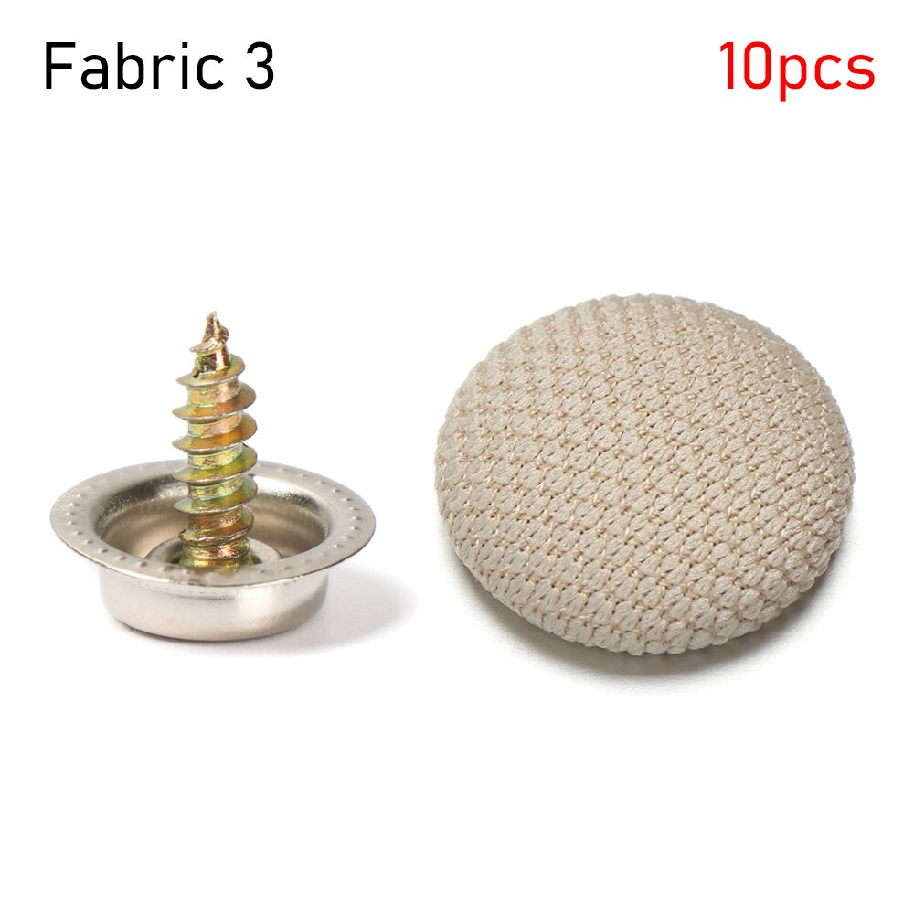 10Pcs Universele Auto Dak Reparatie Gespen Auto Interieur Plafond Doek Schroef Cap Headliner Klinknagels Retainer Automotive Care: fabric 3