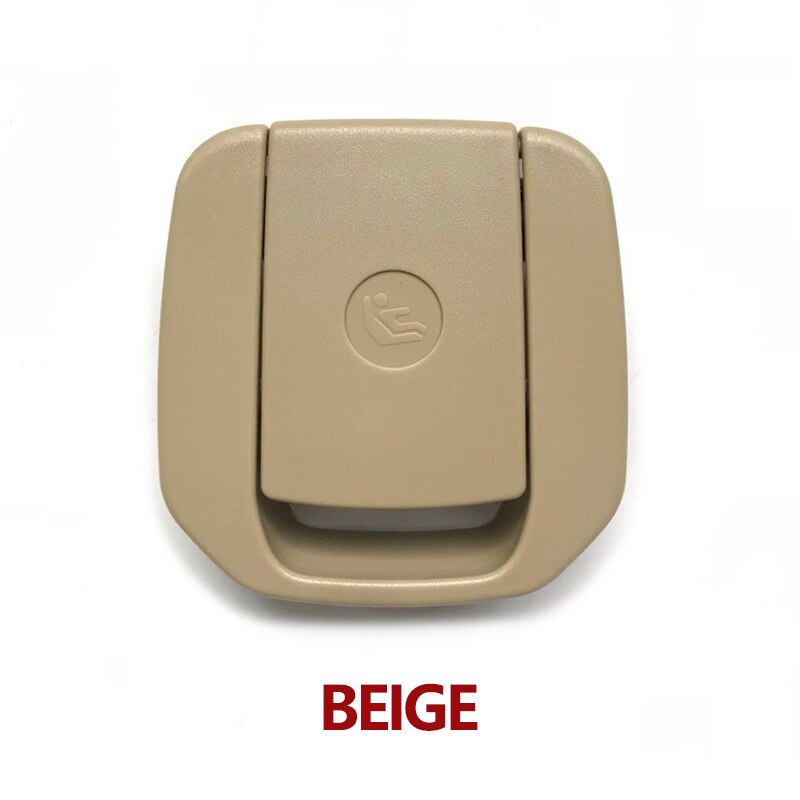 Asiento de seguridad para bebé, cubierta de botón de anclaje ISOFIX, reemplazo para BMW X1, E84, 1S, E81, E87, 3S, E90: E84 E90 E87 BEIGE