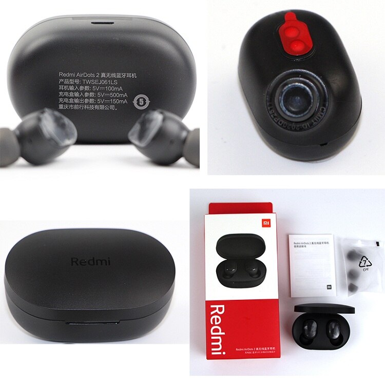 Xiaomi Redmi Airdots s Original Xiaomi Airdots 2 with Bluetooth 5.0 for Gaming Headset Wireless Earbuds with Mic Voice Control