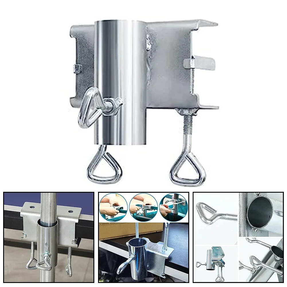 1pc Innenhof Sonnenschirm halter Hoch leistungs schirm klemme Metalls chirmst änder für Außen geländer Schirmst änder