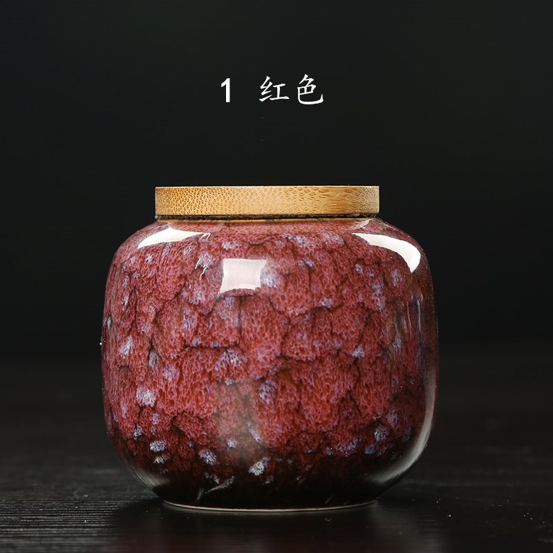 Boîtes de conserve hermétique en céramique, résistant à l&#39;humidité, boîte de médicaments Portable, pots de bonbons, décor de maison: A