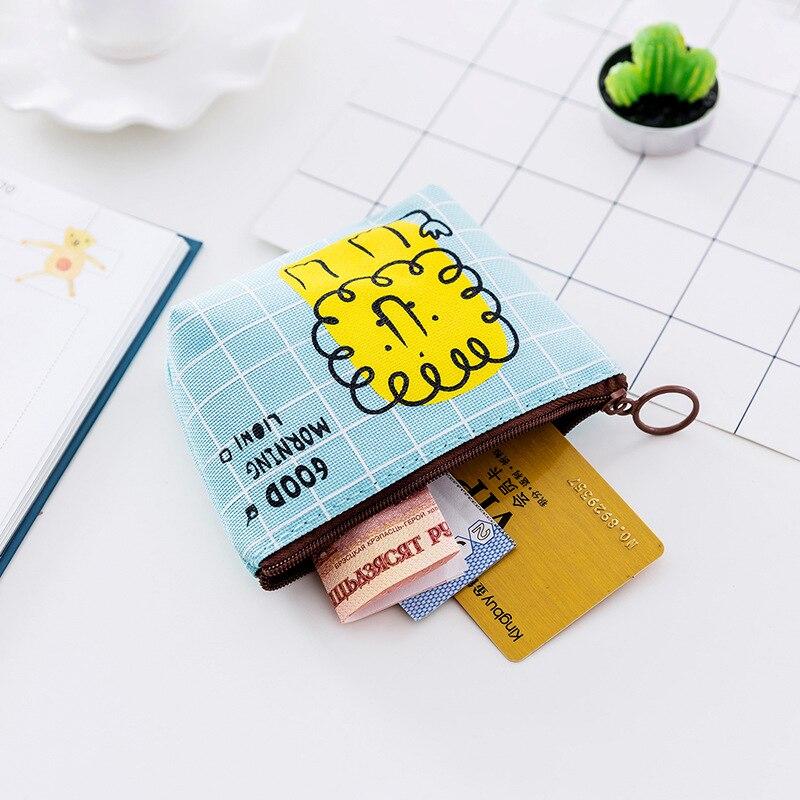 Canvas ID Credit Card Holder Women Travel ID Bank Credit Card Holder Business Card wallet